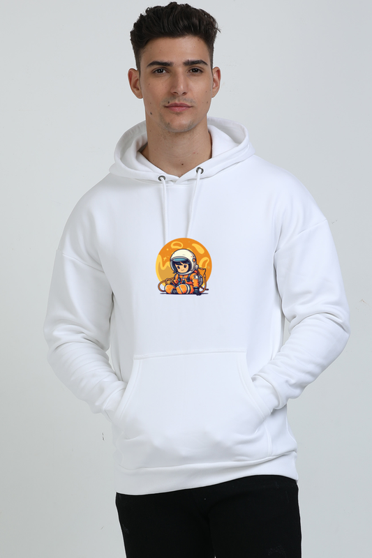 Little Astronaut Graphic Unisex Oversized Hoodie