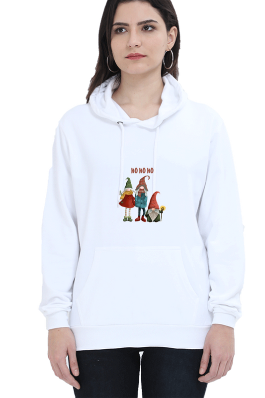 Ho Ho Ho Female Graphic Hoodie