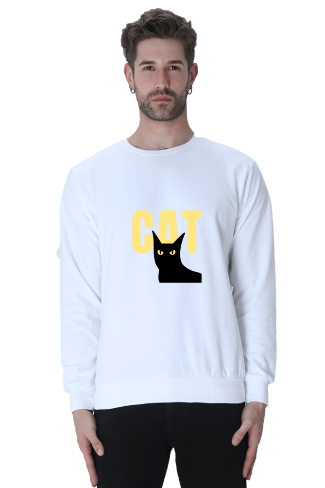 Cat Male Graphic Sweatshirt