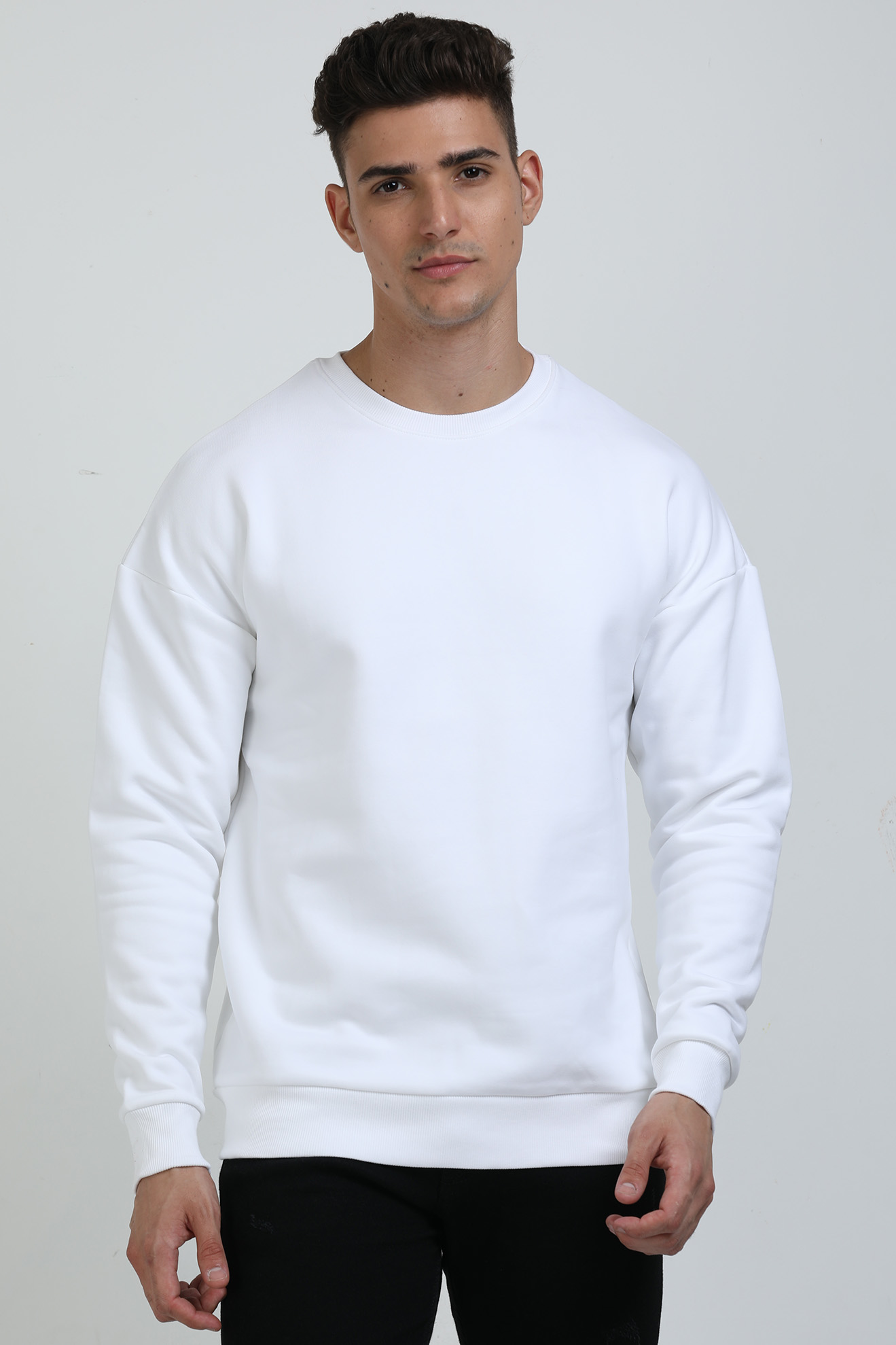 Solid/Plain Unisex Oversized SweatShirt