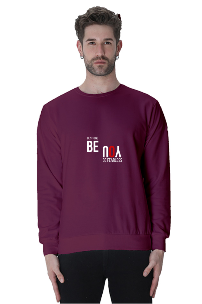 Be Strong Male Graphic Sweatshirt