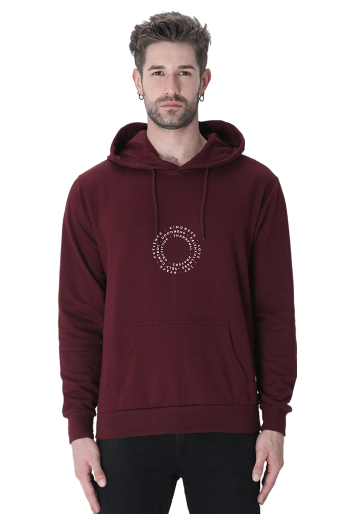 Positive Qualities Male Graphic Hoodie