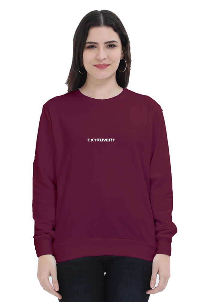 Extrovert Female Graphic Sweatshirt