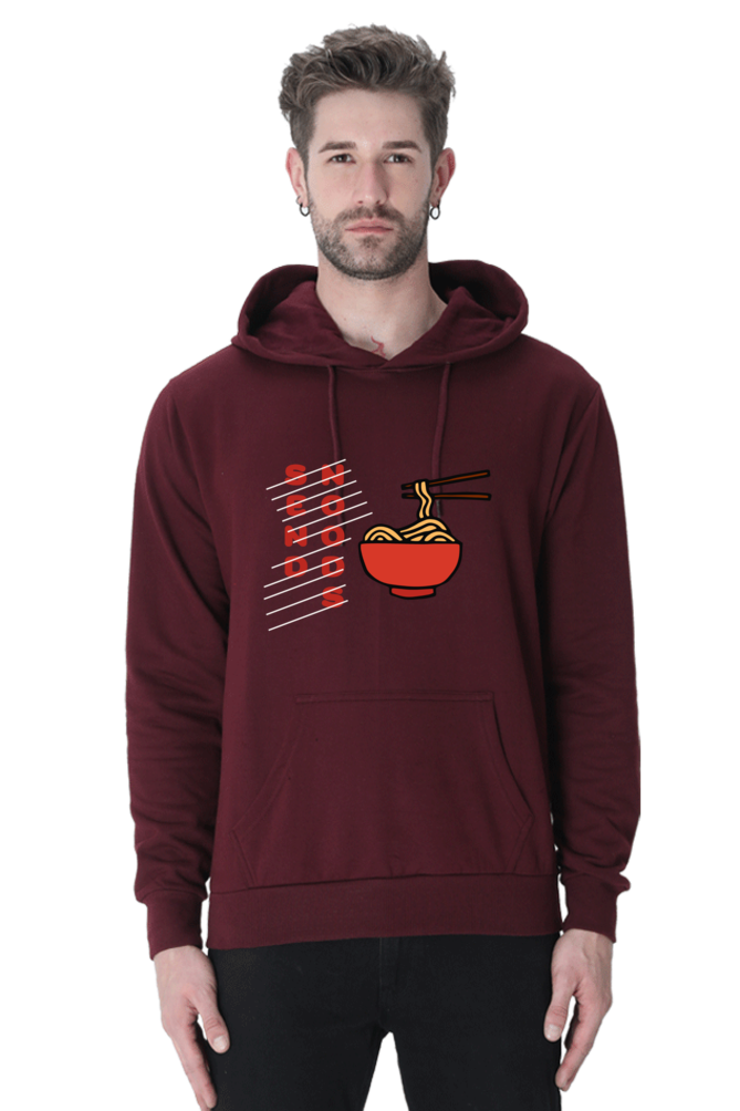 Send Noods Male Graphic Hoodie