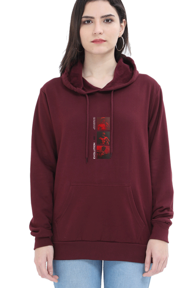 Evolution Female Graphic Hoodie