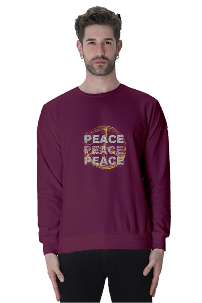 Peace Male Graphic Sweatshirt