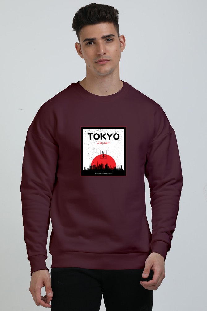 Tokyo Calling Graphic Unisex Oversized Sweatshirt