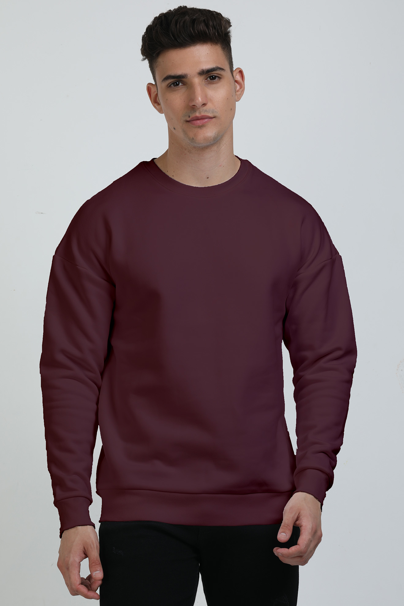 Solid/Plain Unisex Oversized SweatShirt