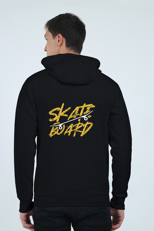 Skateboard Graphic Unisex Heavyweight Zip Hoodie