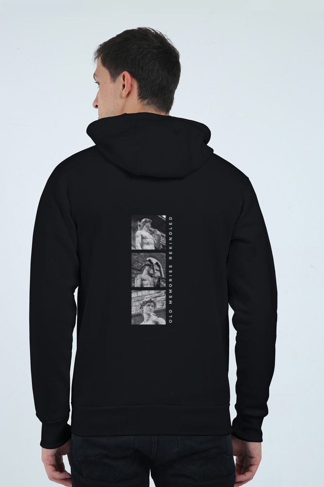 A Glimpse of History Graphic Unisex Heavyweight Zip Hoodie