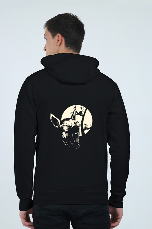 Chihuahua Nightmare Graphic Unisex Heavyweight Zip Hoodie