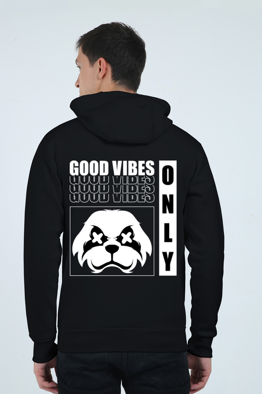 Good Vibes Only Graphic Unisex Heavyweight Zip Hoodie