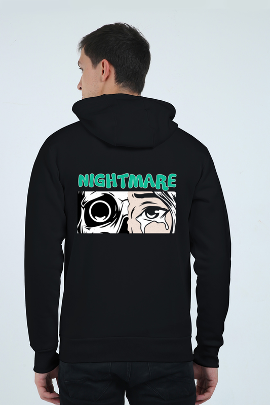 Nightmare Graphic Unisex Heavyweight Zip Hoodie