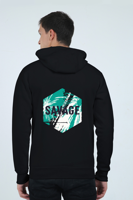 Savage Palm Graphic Unisex Heavyweight Zip Hoodie