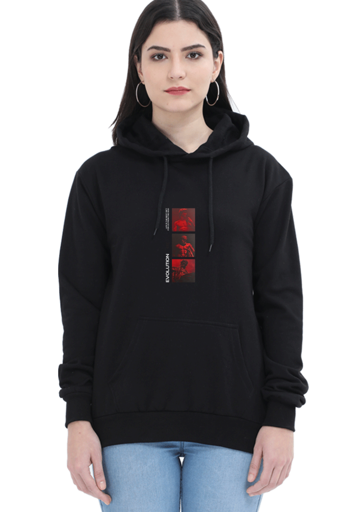 Evolution Female Graphic Hoodie