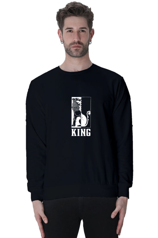 King Male Graphic Sweatshirt