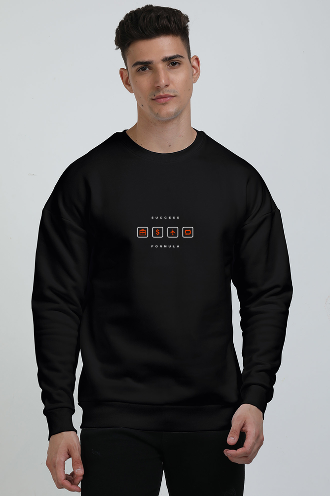 The Success Formula Graphic Unisex Oversized Sweatshirt