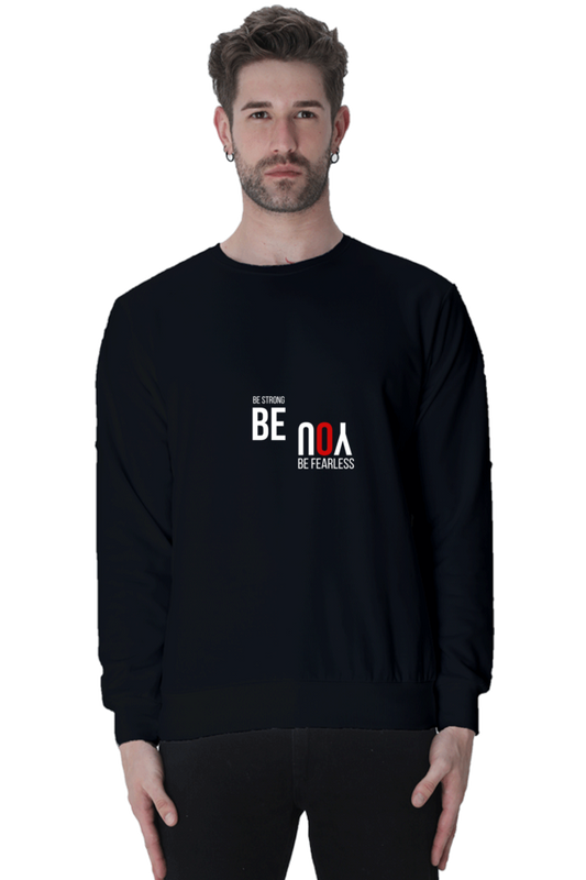 Be Strong Male Graphic Sweatshirt