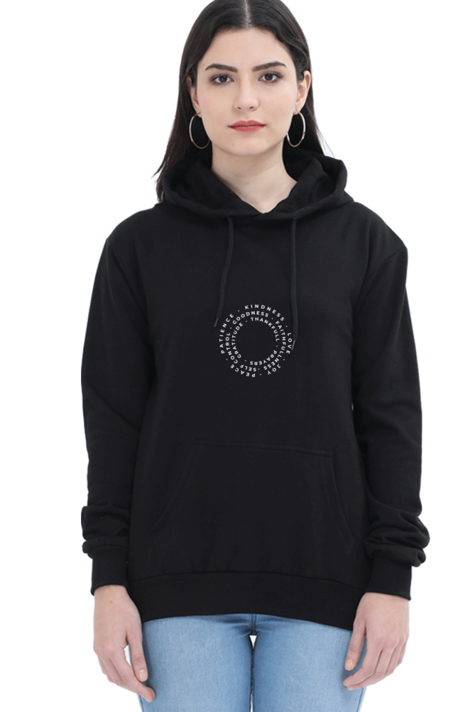 Positive Qualities Female Graphic Hoodie