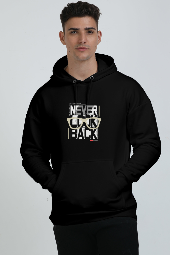 Never Look Back Graphic Unisex Oversized Hoodie