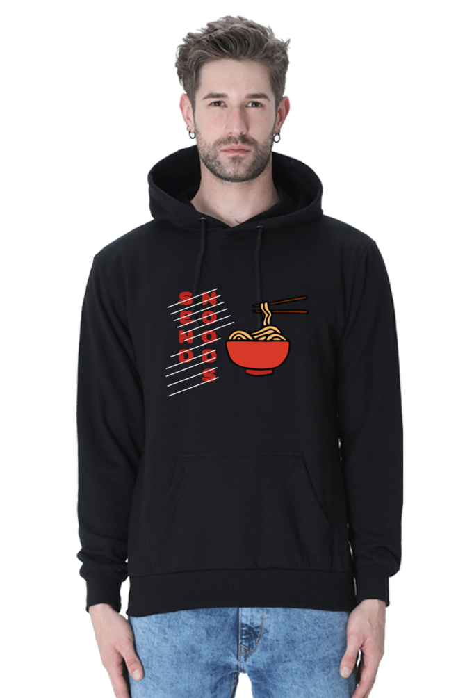 Send Noods Male Graphic Hoodie