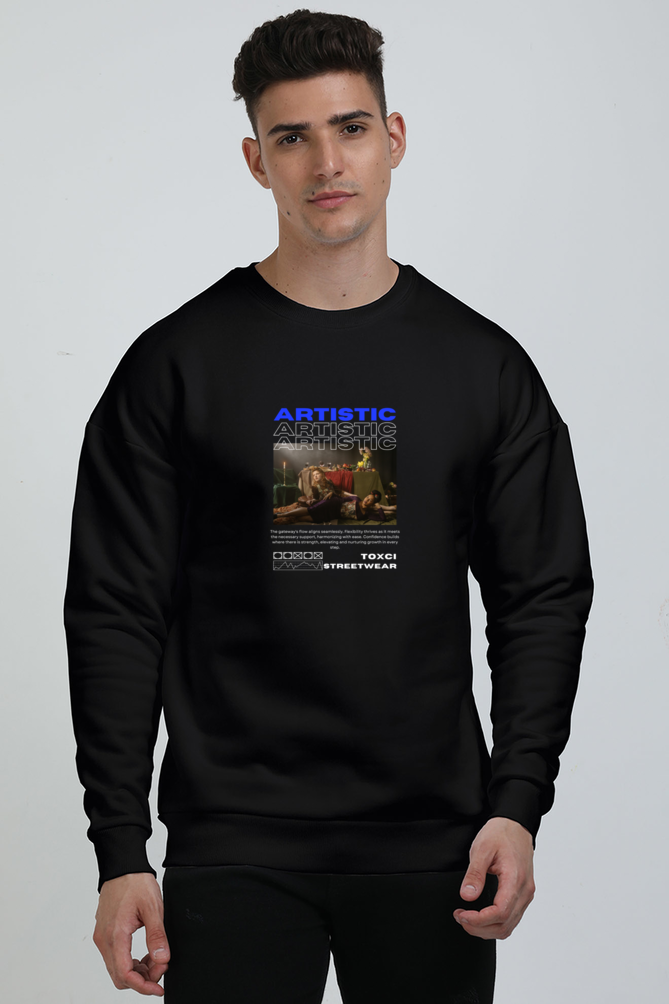 Artistic Toxci Graphic Unisex Oversized Sweatshirt