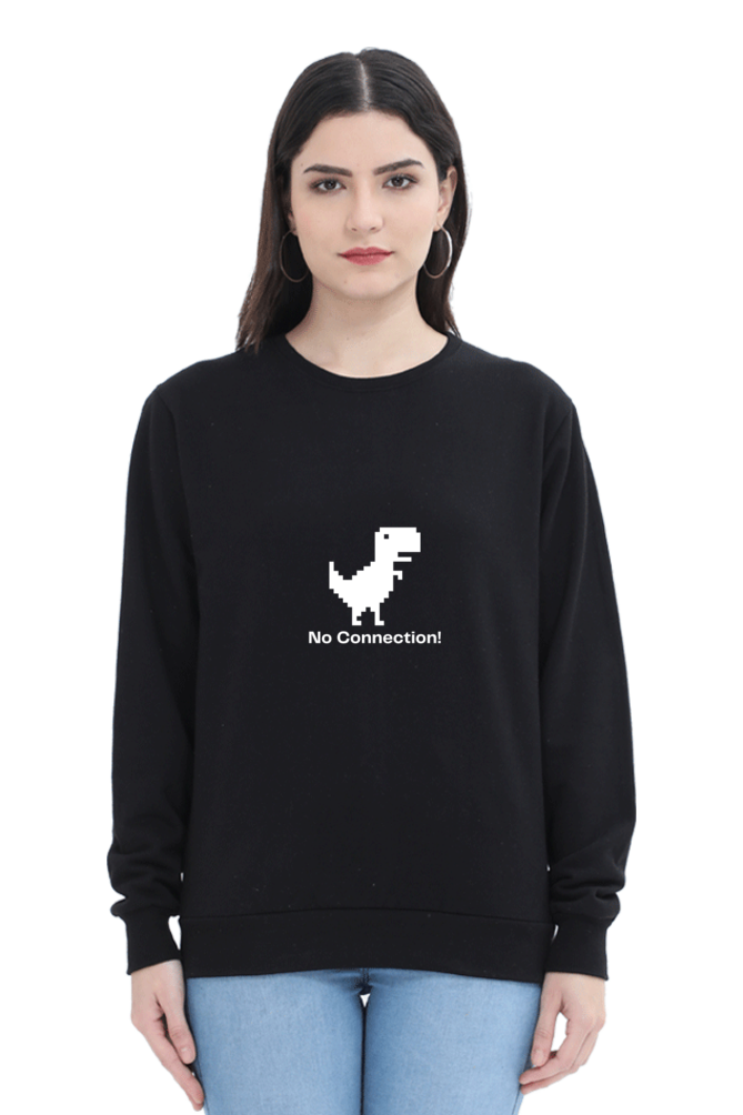 No Connection Female Graphic Sweatshirt