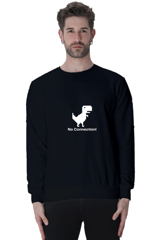 No Connection Male Graphic Sweatshirt