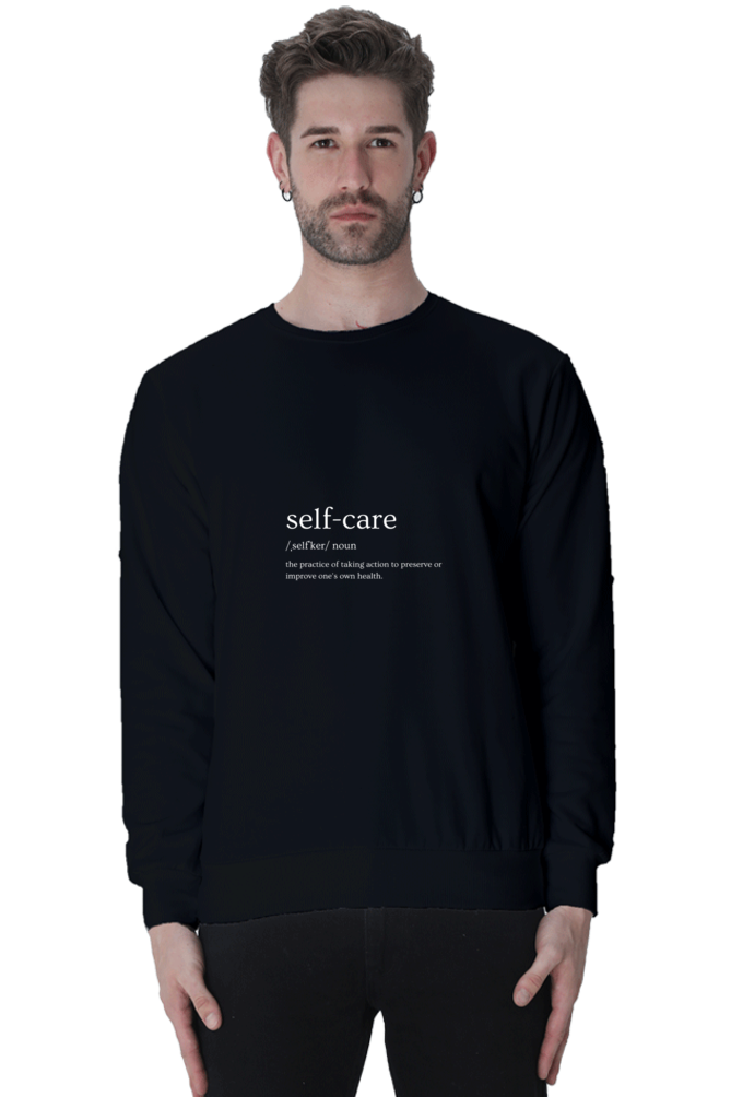 Selfcare Male Graphic Sweatshirt