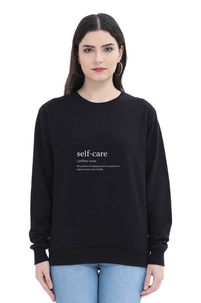 Selfcare Female Graphic Sweatshirt