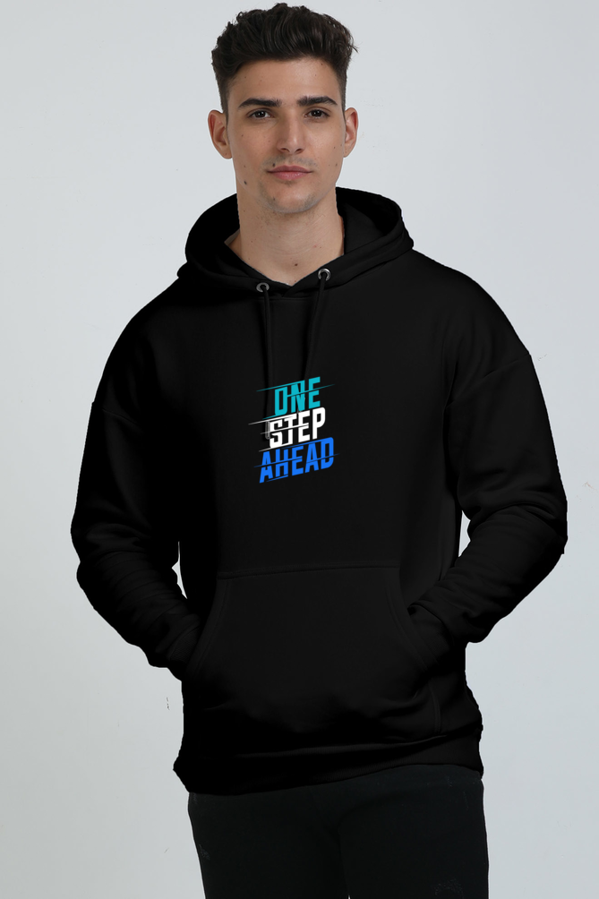 One Step Ahead Graphic Unisex Oversized Hoodie