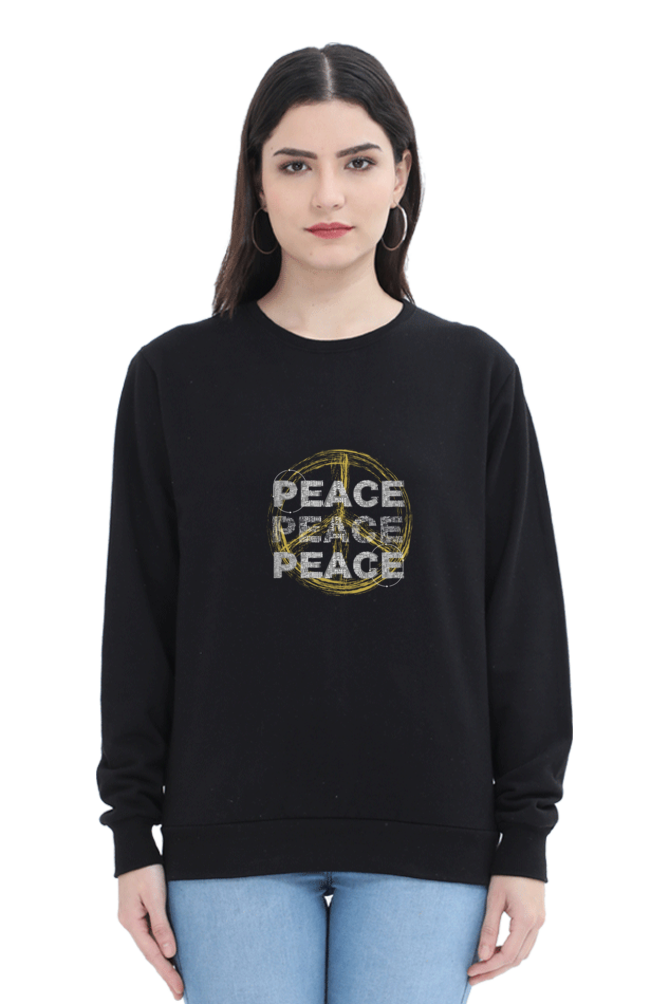 Peace Female Graphic Sweatshirt