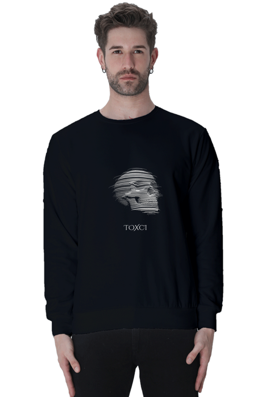 Masked Reality Male Graphic Sweatshirt