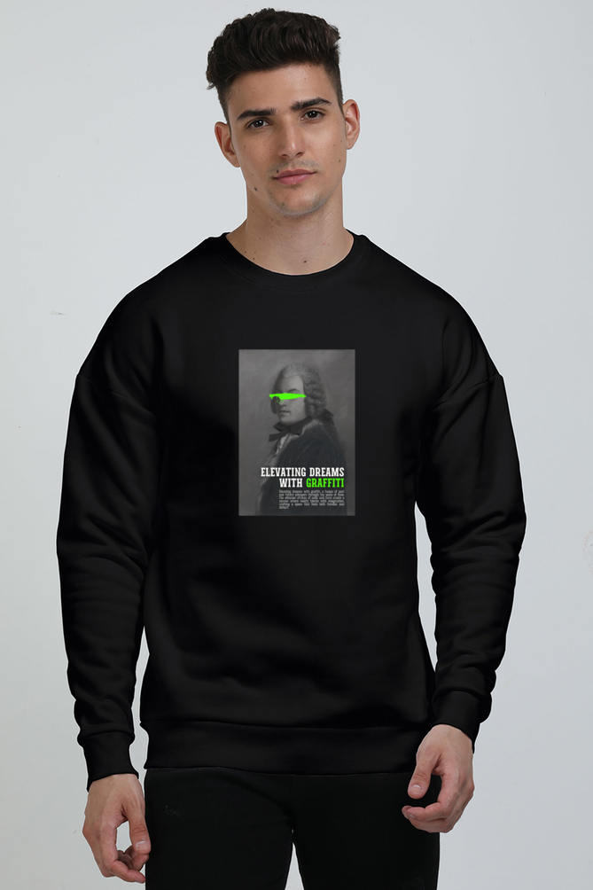 Elevating Dreams Graphic Unisex Oversized Sweatshirt