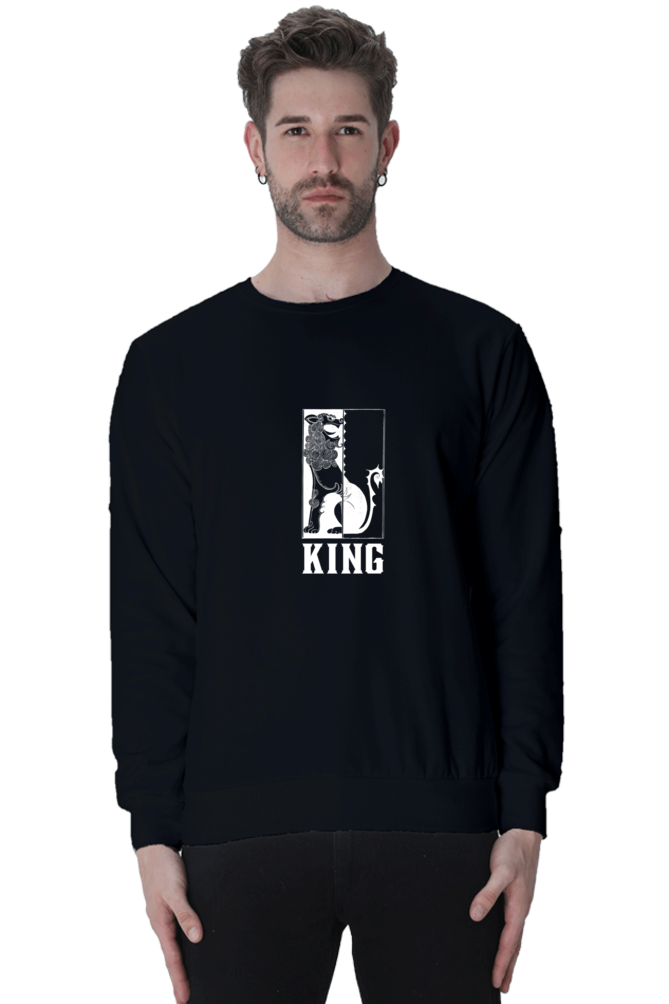 King Male Graphic Sweatshirt