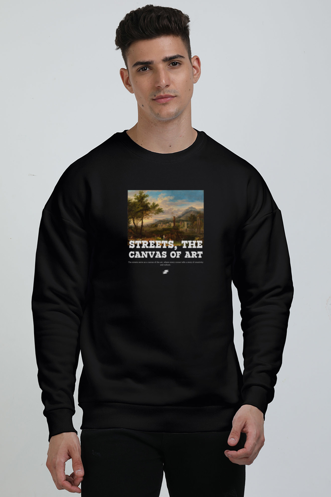 Urban Canvas Graphic Unisex Oversized Sweatshirt