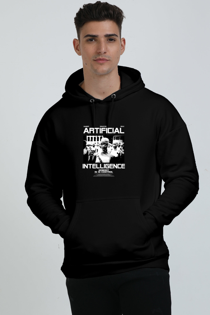 Rise of Artificial Intelligence Graphic Unisex Oversized Hoodie