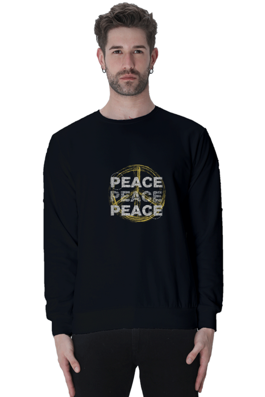 Peace Male Graphic Sweatshirt