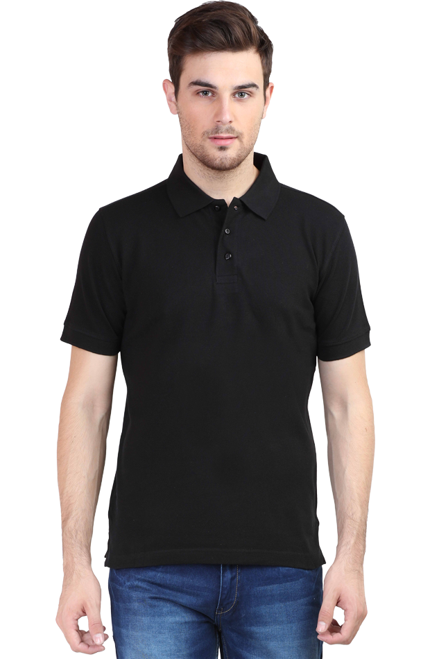 Plain/Solid Men's Premium Cotton Polo Tshirt