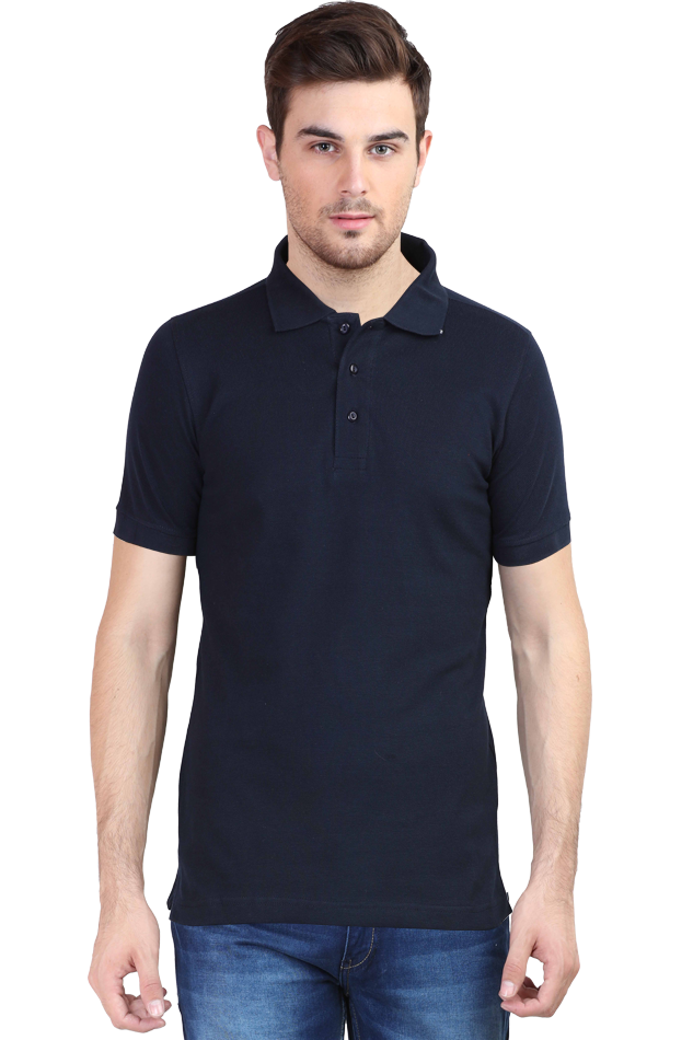 Plain/Solid Men's Premium Cotton Polo Tshirt