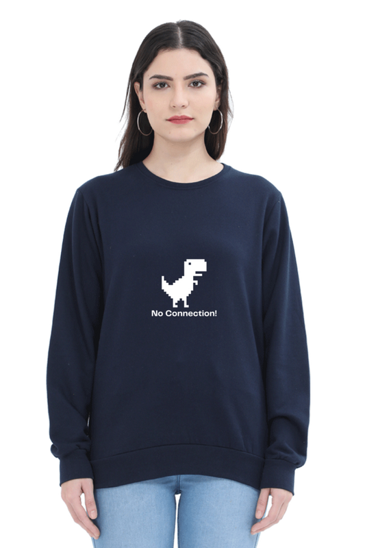 No Connection Female Graphic Sweatshirt