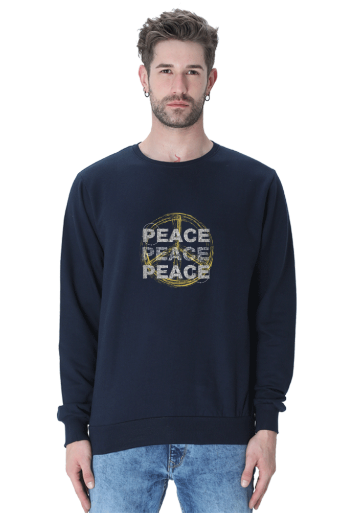 Peace Male Graphic Sweatshirt