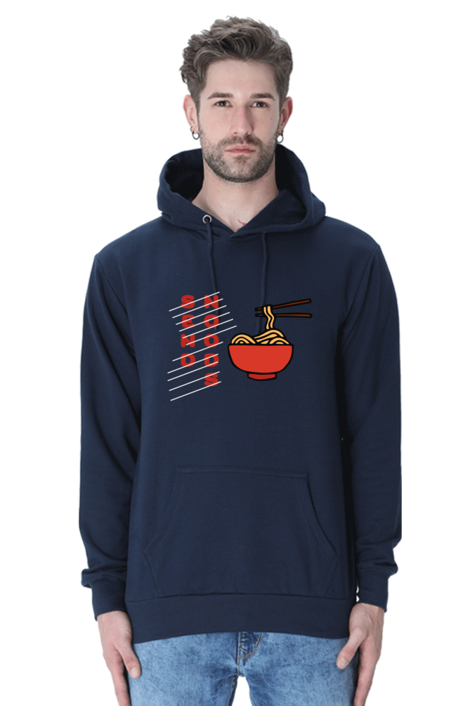 Send Noods Male Graphic Hoodie