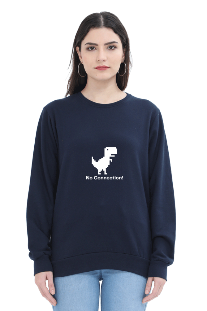 No Connection Female Graphic Sweatshirt