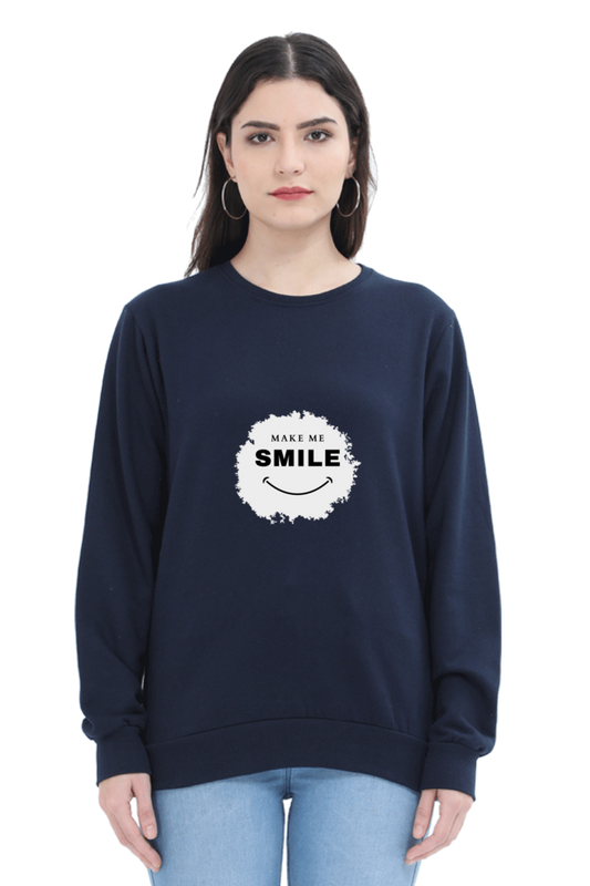 Make Me Smile Female Graphic Sweatshirt