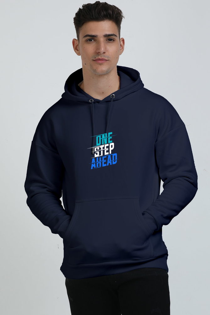 One Step Ahead Graphic Unisex Oversized Hoodie