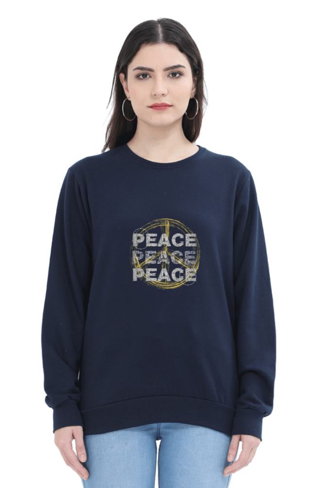 Peace Female Graphic Sweatshirt