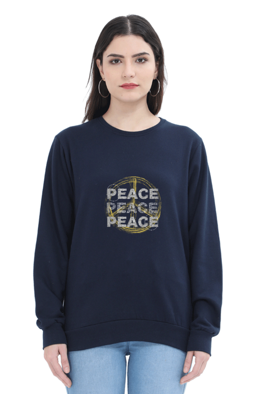 Peace Female Graphic Sweatshirt