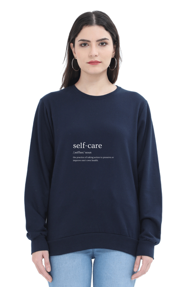 Selfcare Female Graphic Sweatshirt