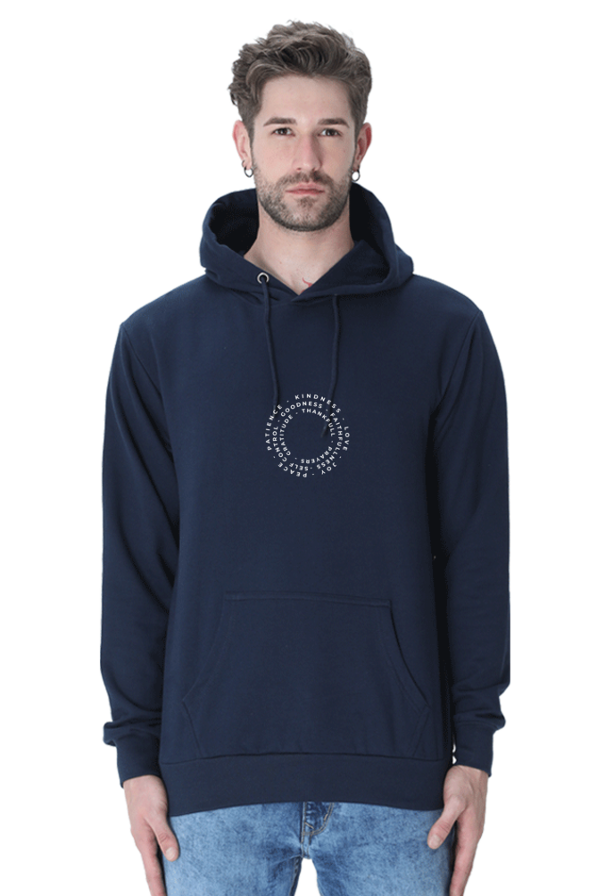 Positive Qualities Male Graphic Hoodie